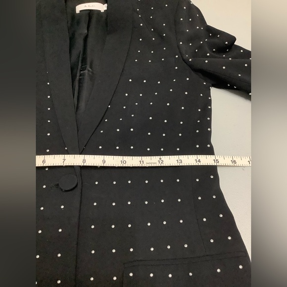 A.L.C. James stud Embellished Crepe Blazer. (0201) - Picture 7 of 9